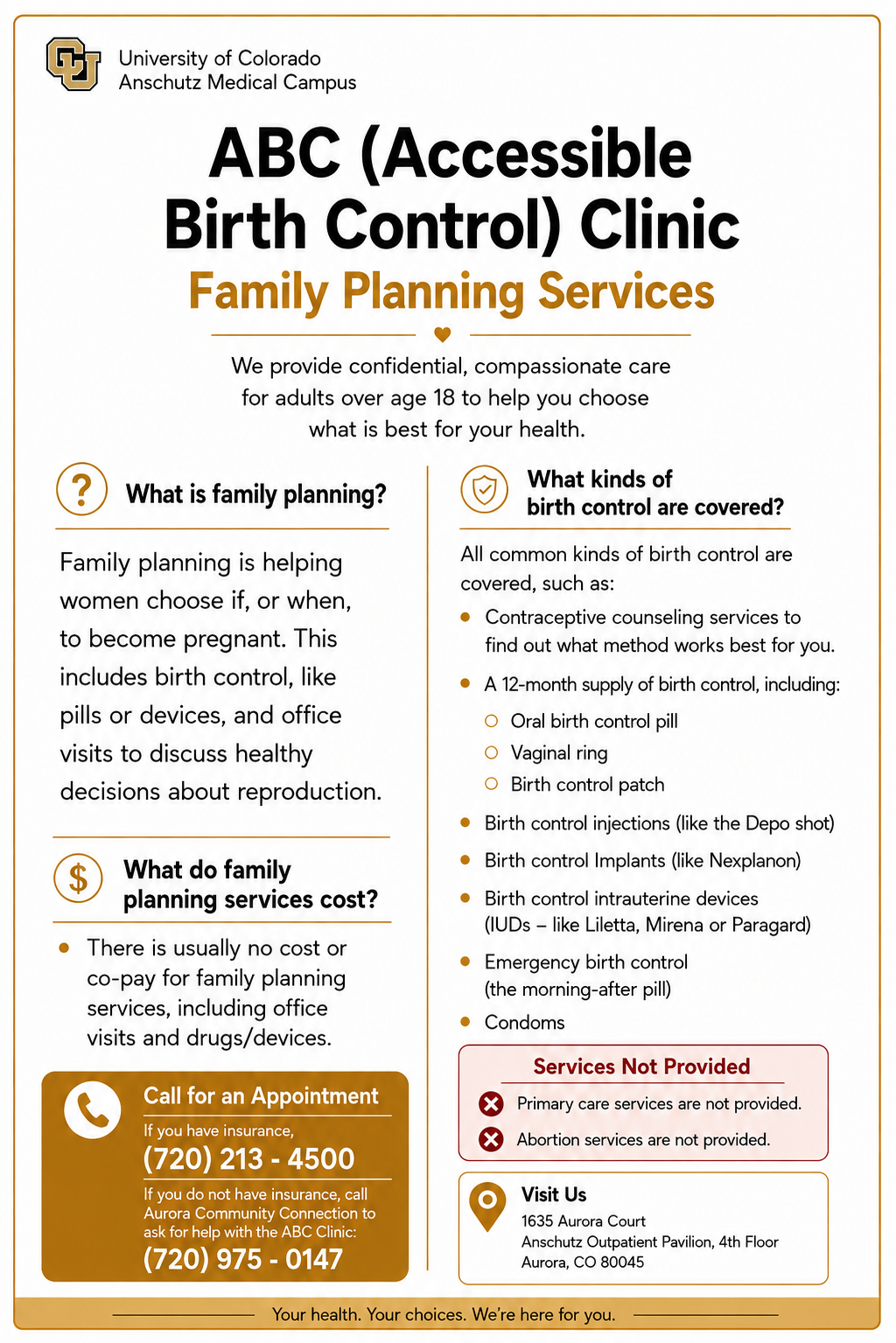 ABC Clinic English Flyer